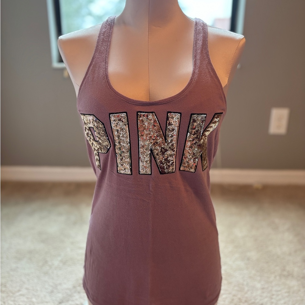 PINK bling tank top
